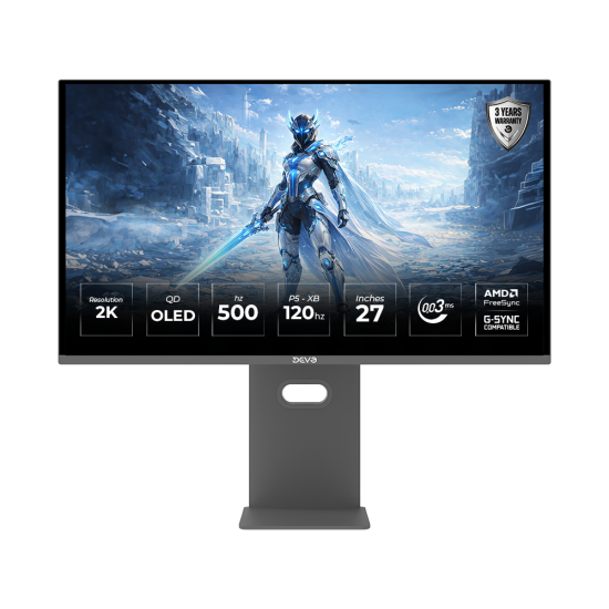 Devo Gaming Monitor - DQO27500 - 27" OD-OLED 2K 500Hz 0.03ms