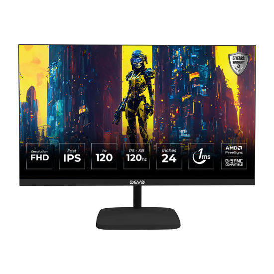 Devo Gaming monitor - DFI24120 - 24" IPS 120Hz 1ms Devo Gaming monitor - DFI24120 - 24" IPS 120Hz 1ms