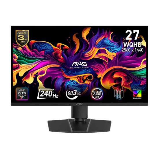 MSI MAG 273QP QD-OLED X24 240Hz 0.03 Ms OLED Gaming Monitor