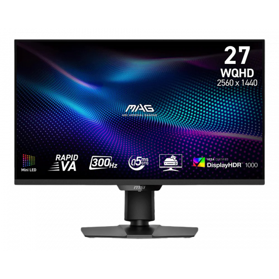 MSI MAG 274QPF X30MV WQHD VA 300Hz 0.5 Ms 27" Gaming Monitor