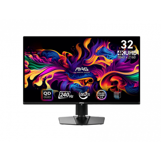 MSI MAG 321UPX 32" QD-OLED 4K UHD 240Hz 0.3ms Gaming Monitor