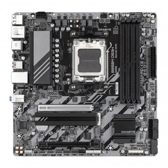 Gigabyte B850M DS3H Ice Motherboard - Black Gigabyte B850M DS3H Ice Motherboard - Black