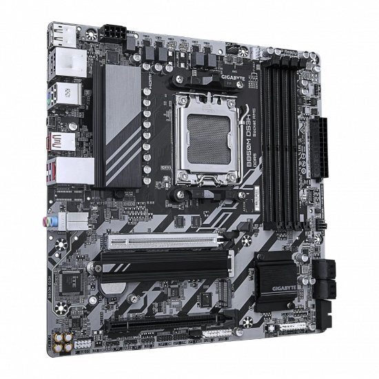Gigabyte B850M DS3H Ice Motherboard - Black Gigabyte B850M DS3H Ice Motherboard - Black