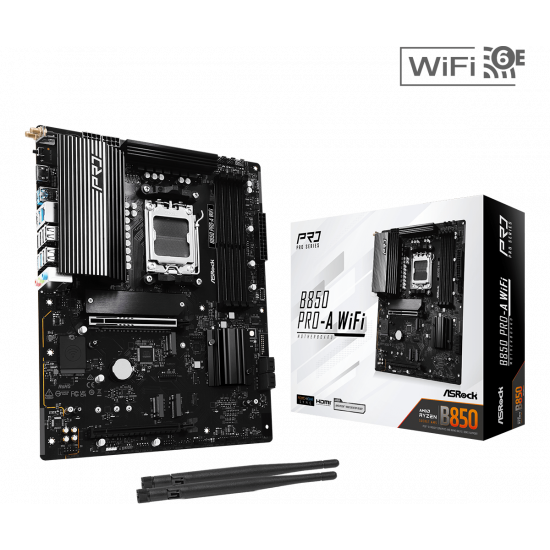 ASRock B850 Pro-A WiFi DDR5 ATX Motherboard ASRock B850 Pro-A WiFi DDR5 ATX Motherboard