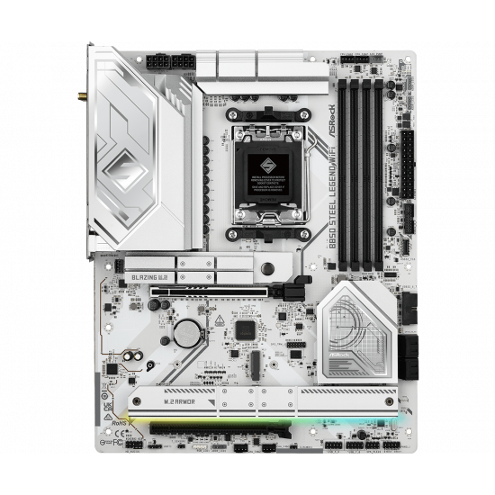 ASRock B850 Steel Legend WiFi DDR5 ATX Motherboard ASRock B850 Steel Legend WiFi DDR5 ATX Motherboard