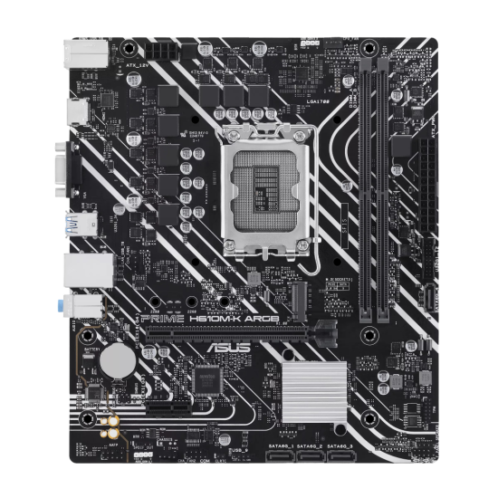 Asus Prime H610M-K DDR5 ARGB gaming motherboard Asus Prime H610M-K DDR5 ARGB gaming motherboard