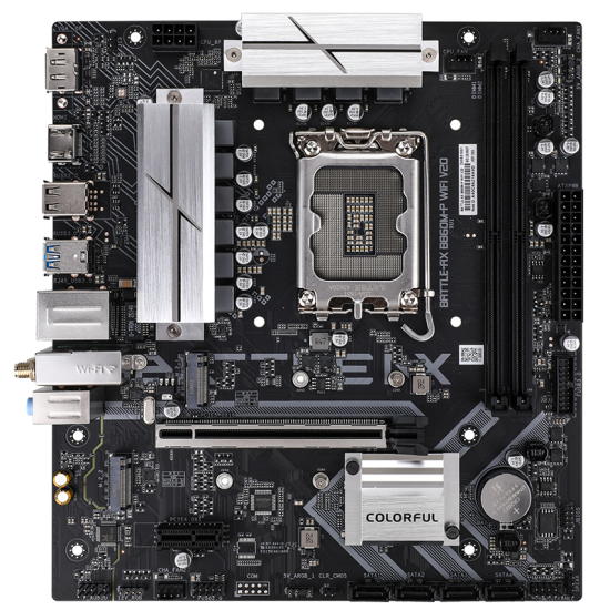 Colorful BATTLE-AX B860M-P WIFI V20 Motherboard Colorful BATTLE-AX B860M-P WIFI V20 Motherboard