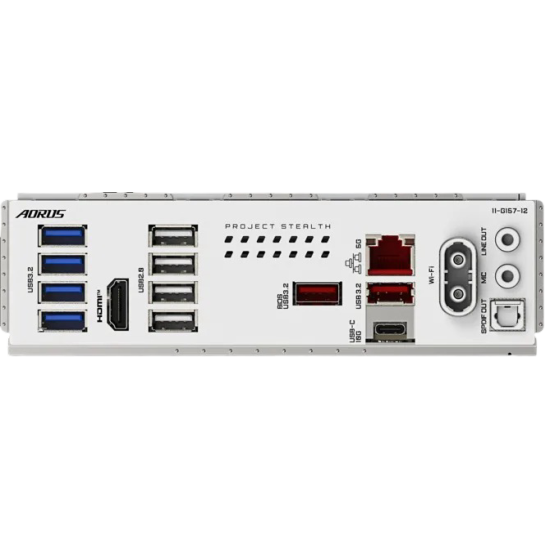 Gigabyte B850 Aorus Stealth Ice Motherboard - White