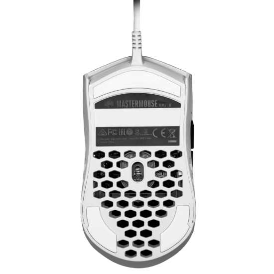 Cooler Master MM710 Gaming Mouse - Matte White