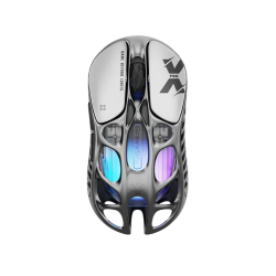 GravaStar Mercury XPro Wireless Gaming Mouse + 8K Dongle - Interstellar Silver