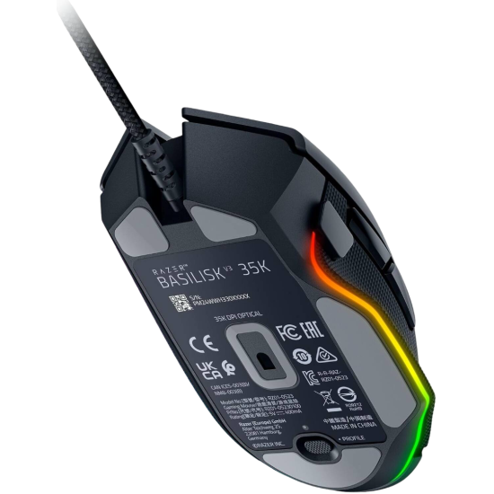Razer Basilisk V3 35K Wired Gaming Mouse - Black