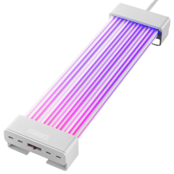 AsiaHorse AuroraLearn 108-LED ARGB PSU Extension Cable 24-Pin - White