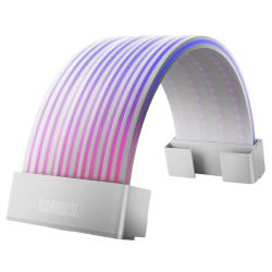 AsiaHorse AuroraLearn 108-LED ARGB PSU Extension Cable 3-8 Pin - White