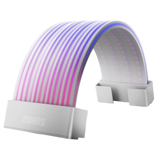 AsiaHorse AuroraLearn 108-LED ARGB PSU Extension Cable 3-8 Pin - White