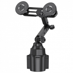 Green Lion Duo Magflex Cup Holder Mount - Black