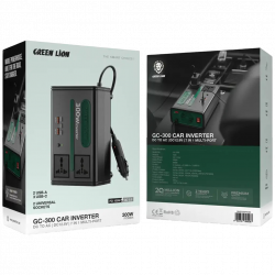 Green Lion GC-300 Car Inverter - Black Green Lion GC-300 Car Inverter - Black