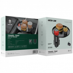 Green Lion Travel Tray Car Cup Holder - Black Green Lion Travel Tray Car Cup Holder - Black