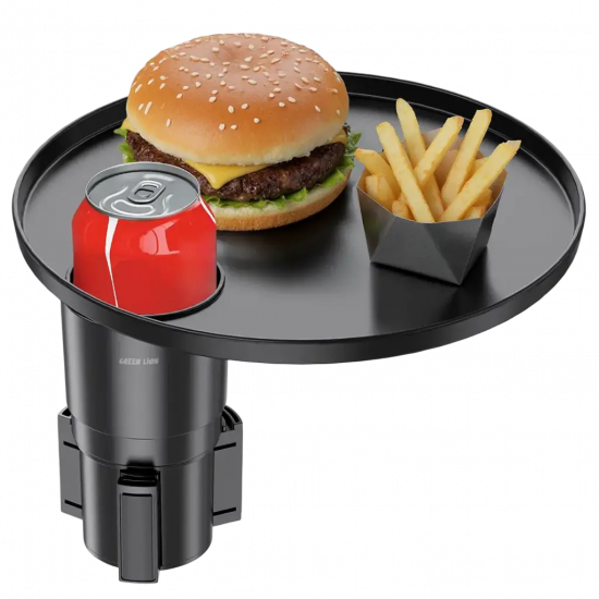 Green Lion Travel Tray Car Cup Holder - Black Green Lion Travel Tray Car Cup Holder - Black
