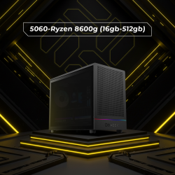 5060-Ryzen 8600g (16gb-512gb) M4M Black v4.5