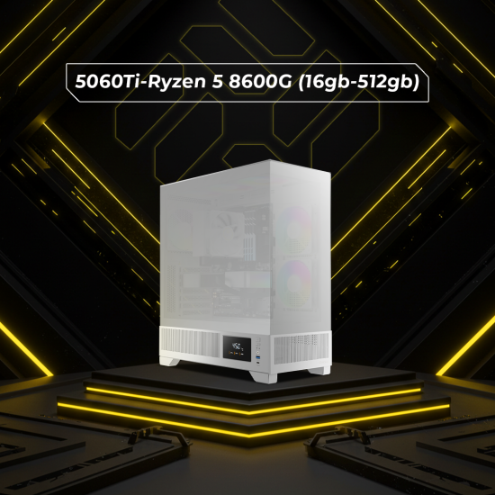 5060Ti-Ryzen 5 8600G (16gb-512gb) M1 White v4.5