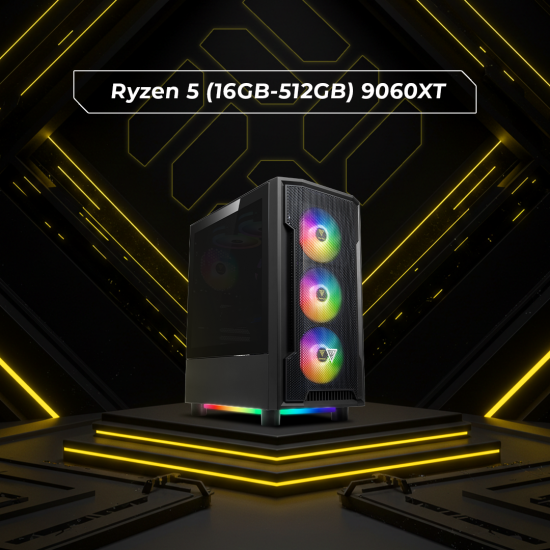 9060XT-Ryzen 5 (16gb-512gb) M6 Black v4.3