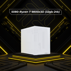 5080-Ryzen 7 9800x3D (32gb-2tb) O11 White v4.6