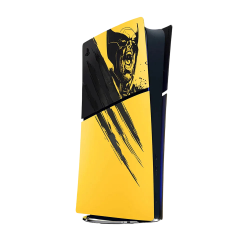 PS5 Slim Console Cover - Marvel's Wolverine Limited Edition - Battle Yellow