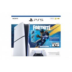 Playstation 5 Slim - Disc version + Fortnite Voucher Bundle Playstation 5 Slim - Disc version + Fortnite Voucher Bundle