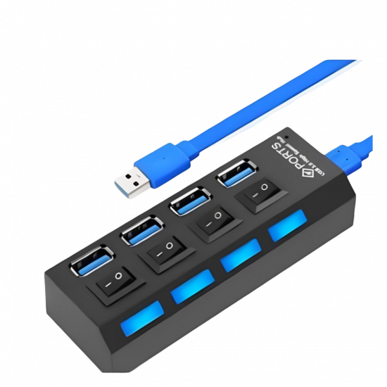 USB3.0 to USB3.0*4 with single switch USB3.0 to USB3.0*4 with single switch