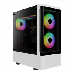 Gamdias Talos E3 CG case - White