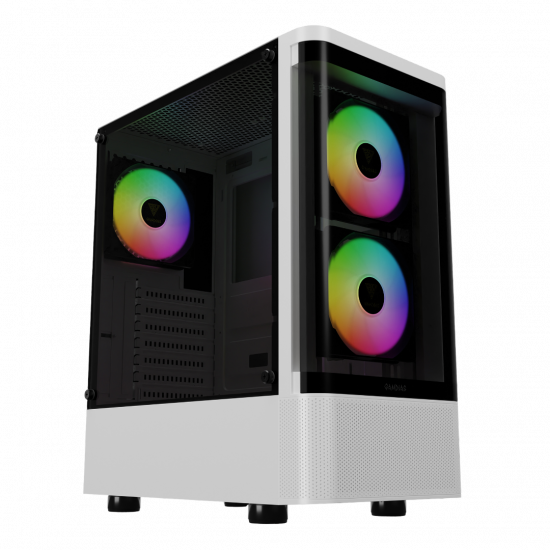 Gamdias Talos E3 CG case - White Gamdias Talos E3 CG case - White