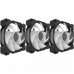 darkFlash DR08 Case Fans 3-in-1 Kit - Black