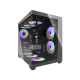 darkFlash C285P V2 ATX Case with 6 Fans - Black darkFlash C285P V2 ATX Case with 6 Fans - Black