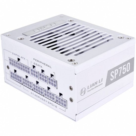 LIAN LI SP750 - 750w - 80 Plus Gold - Fully Modular - SFX PSU - White
