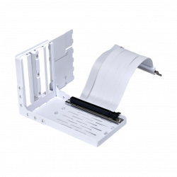 LIAN LI VG4-4-V2 Universal 4 Vertical GPU Slots Kit (PCIe4.0) - White