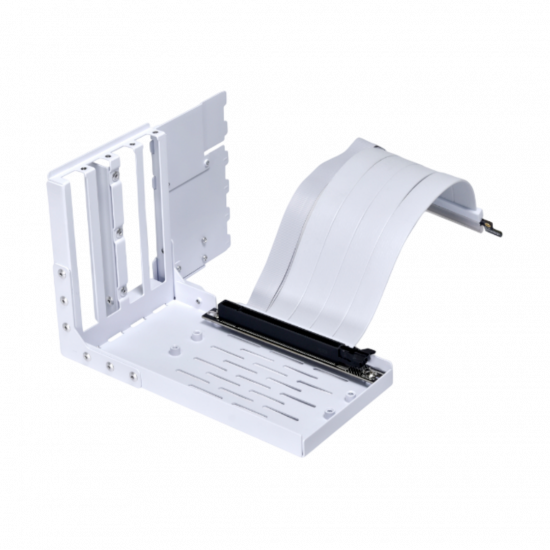 LIAN LI VG4-4-V2 Universal 4 Vertical GPU Slots Kit (PCIe4.0) - White