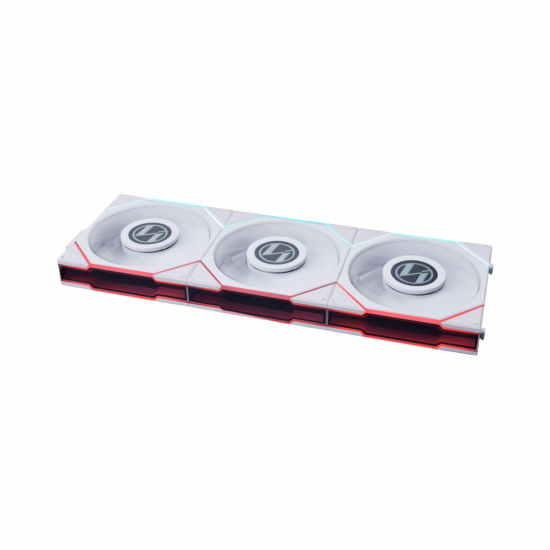 Lian Li TL-LCD 120 3pcs ARGB Fans - White Lian Li TL-LCD 120 3pcs ARGB Fans - White