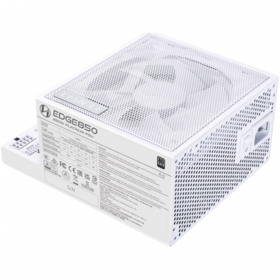 Lian Li Edge 850 UK 80 PLUS Platinum PSU - White
