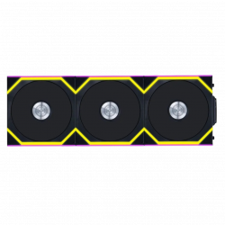 Lian Li UNI FAN SL120 Wireless Fan - Triple - Black Lian Li UNI FAN SL120 Wireless Fan - Triple - Black