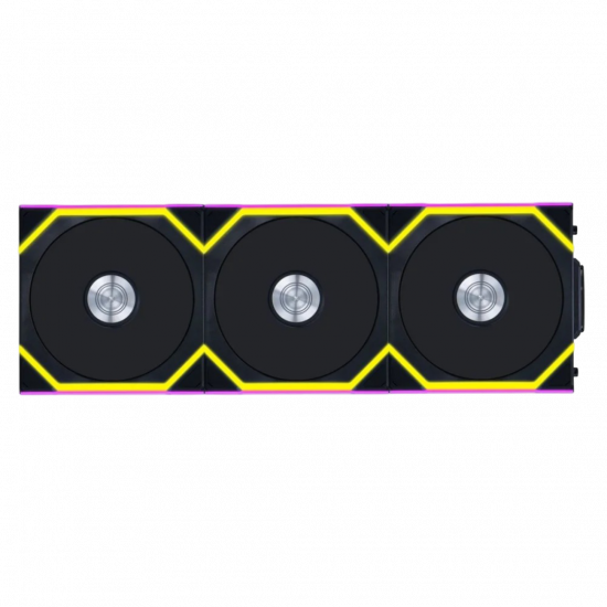 Lian Li UNI FAN SL120 Wireless Fan - Triple - Black