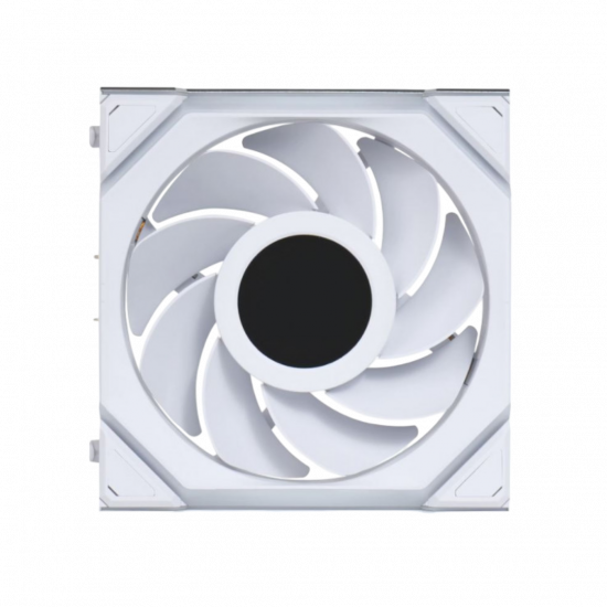Lian Li Uni Fan SL120 Wireless LCD 120mm - Single Pack Reverse - White
