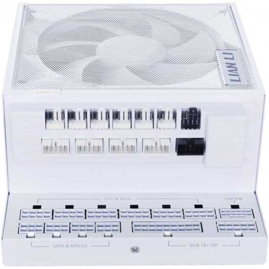 Lian Li Edge 80 Plus Gold 1200W Power Supply (with USB Hub) - White Lian Li Edge 80 Plus Gold 1200W Power Supply (with USB Hub) - White