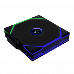 Lian Li Uni Fan TL-LCD ARGB PWM 120mm Wireless - Single Pack Reverse (No Controller) - Black