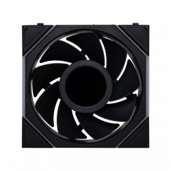 Lian Li Uni Fan TL-LCD ARGB PWM 120mm Wireless - Single Pack Reverse (No Controller) - Black Lian Li Uni Fan TL-LCD ARGB PWM 120mm Wireless - Single Pack Reverse (No Controller) - Black