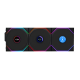 Lian Li Uni Fan TL-LCD ARGB PWM 120mm Wireless - Triple Pack (No Controller) - Black
