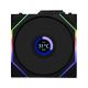 Lian Li Uni Fan TL-LCD ARGB PWM 120mm Wireless - Triple Pack (No Controller) - Black