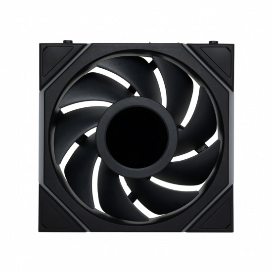 Lian Li Uni Fan TL-LCD ARGB PWM 120mm Wireless - Triple Pack (No Controller) - Black