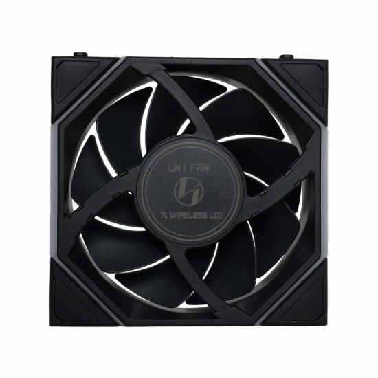 Lian Li Uni Fan TL-LCD ARGB PWM 120mm Wireless - Triple Pack (No Controller) - Black