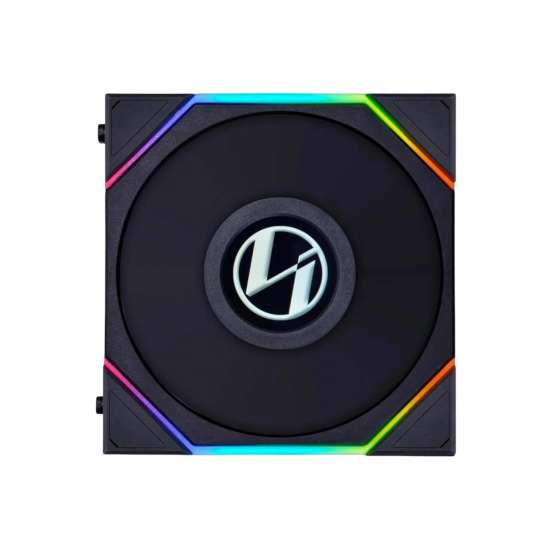 Lian Li Uni Fan TL120 Wireless LCD 120mm - Triple Pack Reverse - Black