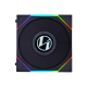 Lian Li Uni Fan TL120 Wireless LCD 120mm - Triple Pack Reverse - Black